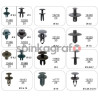 Zestaw spinek RESTAGRAF 70437 | Zestaw mocowań 15 ref. - 375 szt. wszystkie europejskie modele 