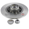 Tarcza hamulcowa ( tył ) NTN-SNR KF155.94U | Tarcza hamulcowa ( tył ) z łożyskiem  Renault Kangoo II 2008-&gt; ( 274mm ) 