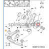 Tuleja wahacza HUTCHINSON 562022 | PEUGEOT 307, CITROEN C4 (352391)