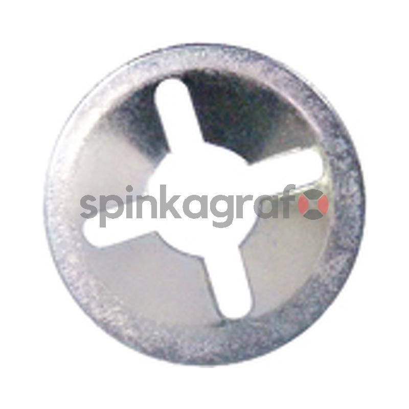 Blaszka montażowa RESTAGRAF 558 | mocowanie /spinki/ do aut Peugeot 205 -Citroen  Ø 4 mm  torebka szt. 50 