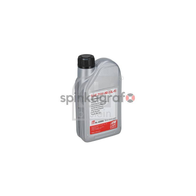 Olej przekładniowy FEBI BILSTEIN 40580 | AUDI,CITROËN,FIAT,PEUGEOT,RENAULT TRUCKS (090540998,1940182,1940757,1940764,23001434404 Olej przekładniowy FEBI BILSTEIN 40580 | AUDI,CITROËN,FIAT,PEUGEOT,RENAULT TRUCKS (090540998,1940182,1940757,1940764,23001434404
