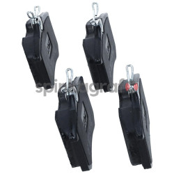 Klocki hamulcowe (przód) TRW GDB1330 | RENAULT MEGANE II, CLIO III,ESPACE III,CITROEN C3 II, C4, PEUGEOT  307, 308 (440661332R) 