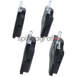 Klocki hamulcowe (przód) TRW GDB1330 | RENAULT MEGANE II, CLIO III,ESPACE III,CITROEN C3 II, C4, PEUGEOT  307, 308 (440661332R) 