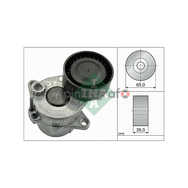 Napinacz paska osprzętu INA 534 0337 10 | MERCEDES-BENZ (6512000470,6512001870,A6512000470,A6512001870)