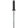 Nit montażowy metalowy RESTAGRAF 11691 | nity metalowe zrywane  4 X 16 mm - zakres 9,5-11 mm torebka szt. 100 